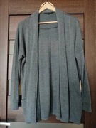 Cienki szary kardigan