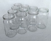 Słoiki ok. 800 ml 10 szt. 6-cio zaczepowe