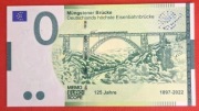 0 EURO Most Mungstener -1897-2022 r.