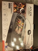 Grill elektryczny Adler AD 6610 3000W z pokrywą do smażenia i grillowania