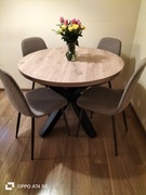 Stół loftowy okrągły nie rozkładany 