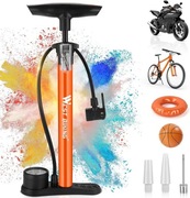 Pompka rowerowa z manometrem skuter motor 