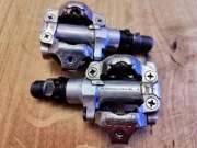Pedały SPD MTB Shimano PD-M520 srebrne