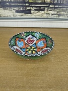 Ręcznie malowana miseczka ceramiczna – kolorowa, folkowa