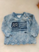 Ralph Lauren sweterek dla dziewczynki roz 9 mcy