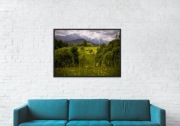 Plakat A3 Obraz Góry Natura Zieleń Beskidy