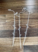 3 szt 60 cm przezroczyste podpórki do roślin Decor Orchid Sticks. Castorama