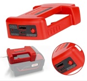 Adapter do baterii Milwaukee 18V USB/USB-C power bank 2x port