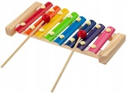 CYMBAŁKI DZWONKI CHROMATYCZNE 8-TONOWE DLA DZIECI EDUKACYJNE INSTRUMENT