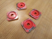 UNITRA ZRK amplituner AT 9100 9010 9115 wklejka wlepka BASS tony niskie 