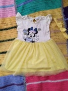 Śliczna sukienka dziewczęca z tiulem tiuliowa Mysz