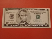 USD 5 DOLAROW 2001 BANK OF SAN FRANCISCO L12