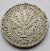 CYPR 50 Mil 1955