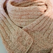 Welniany szalik i czapka wykonany wlasnorecznie 