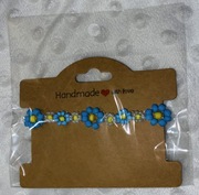 Bransoletka z koralikow kwiaty 16 cm