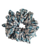 Gumka do włosów Typu Scrunchies Maxi / Błękitna Fala 