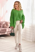 Luźny sweterek oversize nietoperz nowa kolekcja plus size 