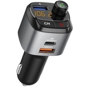 Transmiter FM Zestaw głośnomówiący BT QC3.0 PD