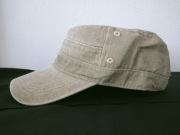 Czapka patrolówka męska/młodzieżowa Khaki odcień zielonkawy- nowa