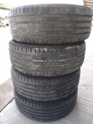 Komplet-4szt opony letnie Dębica Presto, używane, w dobrym stanie. 