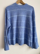 Niebieski ciepły sweter H&M rozmiar S 36