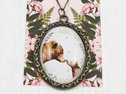 Native Bloom wisiorek MISIE vintage retro boho folk rodzina uroczy NB08