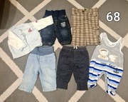 Kurtka, spodnie, śpiochy 68