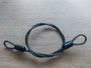 Linka zabespieczająca,  do przypięcia kasku motocyklowego, kask