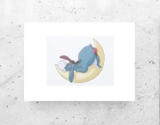 Kłapouchy plakat A4, plakat z osiołkiem, bajkowe plakaty dla dzieci 21x30