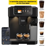 Nowy Ekspres BEKO CaffeExperto CEG7348B Kawa mrożona 15 Napojów Czarny