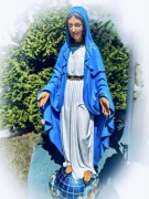 Matka Boża Niepokalanie Poczęta – figura 60 cm, ręcznie malowana, UV