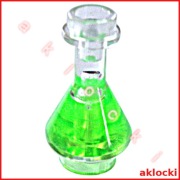 LEGO 93549pb01 BUTELKA menzurka karafka probówka eliksir Trans-Bright Green