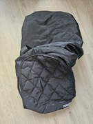 Zimowy pokrowiec śpiworek na fotelik samochodowy, śpiworek do fotelika