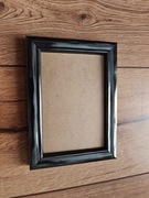 Ramka na zdjęcia drewniana czarna metaliczna 15x10