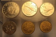 Chorwacja, zestaw, 6 monet, fauna, flora, 5, 2, 1 kuna 50, 10, 5 lipa