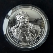 10 zł 2024 Mjr Henryk Dobrzański „Hubal” Srebro proof, high relief