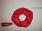 Gumka satyna bawełniana bawełna scrunchie 