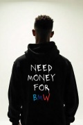 Męska Czarna Bluza M Need Money For BMW Wersja 1