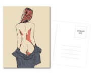 Oryginalna kolekcjonerska pocztówka erotyczna #14