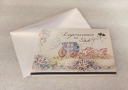 Zaproszenie na ślub, tłoczone, z kopertą 10 szt.