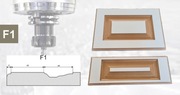 Fronty MDF surowe, frezowane
