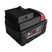 Adapter ładowarka USB QC 3.0 do akumulatorów MILWAUKEE 18V