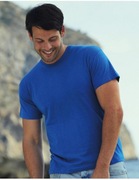 T-shirt SUPER PREMIUM niebieski FRUIT of the LOOM