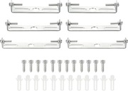 Zestaw 6 wsporników do lamp sufitowych, 7,5–10,5 cm, stal ocynkowana