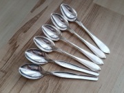 POSREBRZANE ŁYŻECZKI DO KAWY FILIŻANKI RÓŻNE MONOGRAM