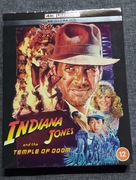 INDIANA JONES TEMPLE OF DOOM 4K ULTRA HD, FILM, OKŁADKA ANGIELSKA NOWA
