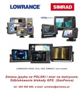 LOWRANCE SIMRAD Echosonda język polski – zmiana menu na język polski
