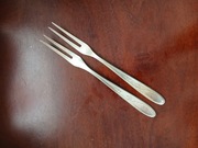Hefra PRL posrebrzane widelce do mięs serwingowe dwie sztuki