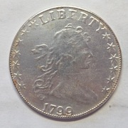 Stara Moneta Stany Zjednoczone USA Dolar USD Liberty 1799 r.