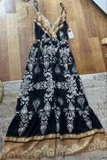 sukienka print boho viskoza italy